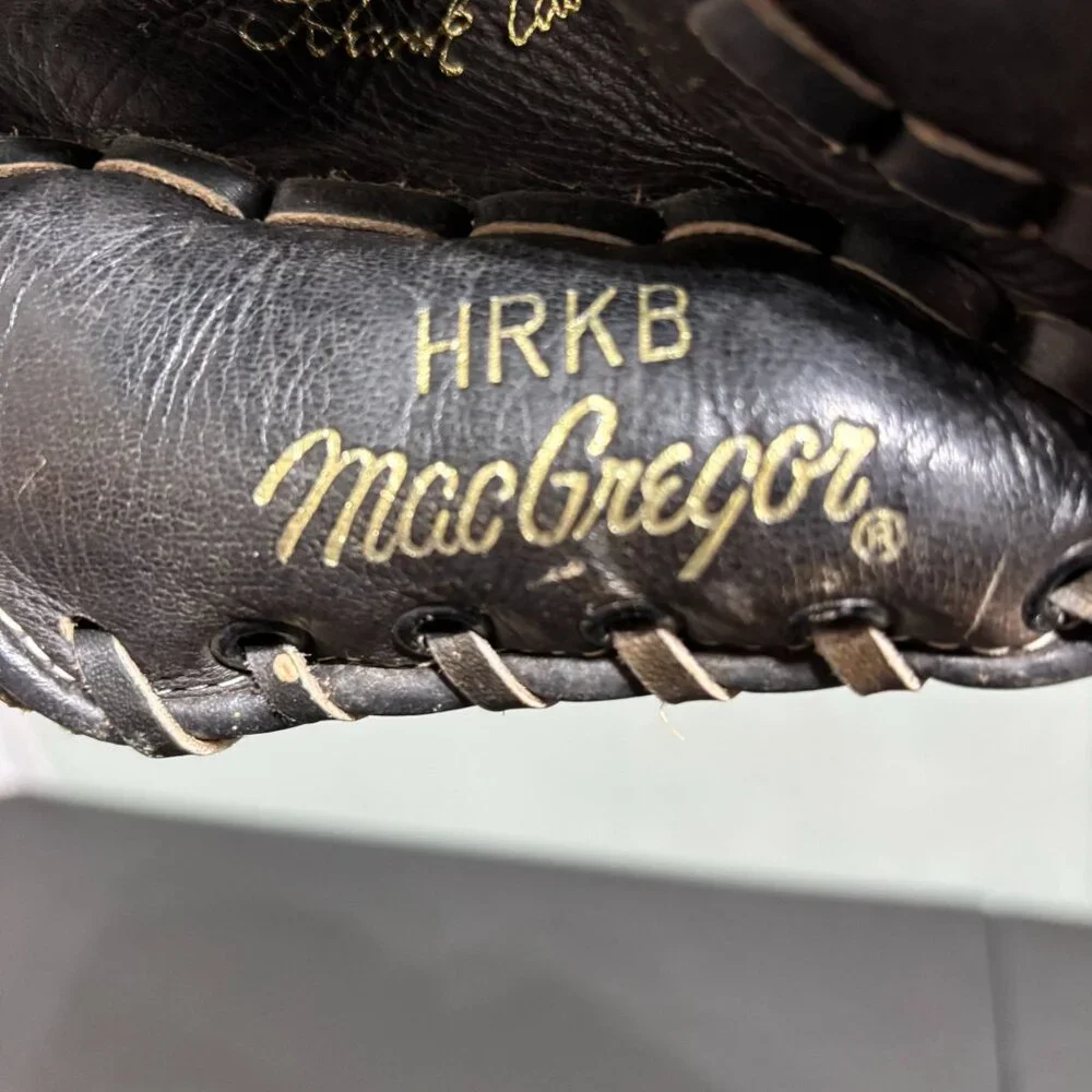 Vintage MacGregor HRKB Hank Aaron All‑Time Home Run King Baseball Glove RHT